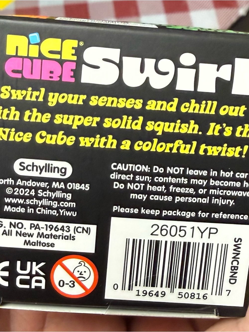 🧡❤️ RARE Nice Cube Swirl Super Solid Squish – Orange - Picture 4 of 4